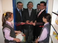Okul Kütüphanesi Törenle Açıldı