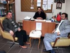 İnönü Mahe Muhtarına Anlamlı Ziyaret