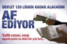 Devlet alacaklarından vazgeçiyor