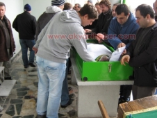 Akcan Toprağa Verildi