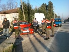 Karaçalılık'ta Kaza