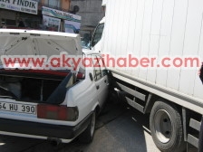 Mudurnu Caddesinde Kaza 1 Yaralı