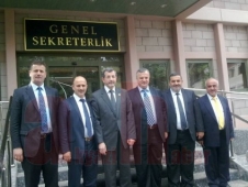 Mustafa İsen’e nezaket ziyareti.
