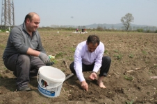 Tagep Kursiyerleri Akkabak Ekimini Gerçekleştiriyor