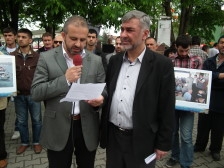 Akyazı'dan Filistin'e destek