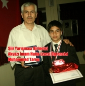 Şiir Yarışması Birincisi Akyazı İHL