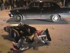 Motosiklet Kazası Bir Yaralı