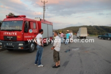 Kuzuluk'ta Traktör Devrildi 2 Yaralı