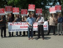 235. Başörtüsüne Özgürlük Basın Açıklaması