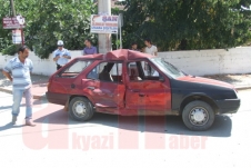 Park Halinde’ki Araca Çarptı 1 Kişi Yaralandı