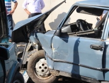 Topçusırtında Kaza 5 Kişi Yaralandı