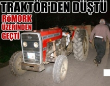 Traktör ‘den Düşen Fındık İşçisi yaralandı.