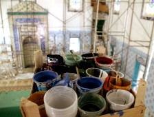 Baraka Camii Hat Sanatının İncelikleriyle Güzelleşiyor