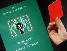 Yeşil kartlıya kırmızı kart ! 