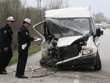 Kuzuluk Yolunda Trafik Kazası