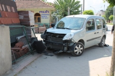 Mudurnu Caddesinde Trafik Kazası