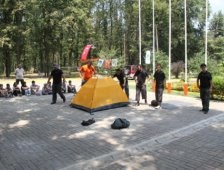 Gençler Kampa Ulaştı