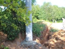 Güzlek'in Elektrik Direkleri Değişiyor