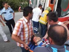 Seyfeler Köyü'nde Trafik Kazası 