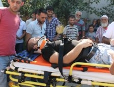 Yine Motosiklet Kazası 1 Kişi Yaralandı