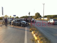 Batakköy Kavşağında Kaza