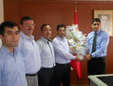 Karapürçek’in Yeni Kaymakamı Eğitimcileri Ağırladı.