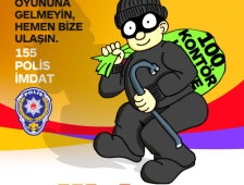 Dolandırıcılara Karşı Emniyetten Afişli Uyarı