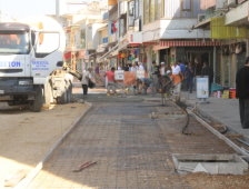 Akyazı Çarşı İçi Betonu Döküldü