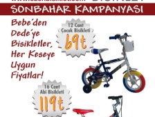Ayda 6,9 TL Taksitle Bisiklet