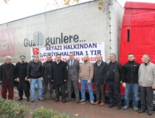 Suriye Halkına 2 Tır Yardım