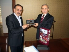 Başkan Yaşar Yazıcı Vali Mustafa Büyük’ü Makamında Ziyaret Etti