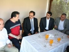 Özer Türkan'ı Evinde Ziyaret Ettiler