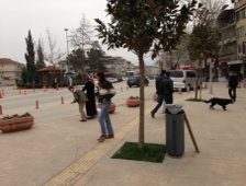 Yolcu durağı yok yolcular ayakta