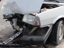 Akyazı Gişelerinde Trafik Kazası 1 Yaralı