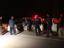 Batakköy kavşağı civarında trafik kazası 