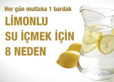 Limonlu su içmek için 8 neden 