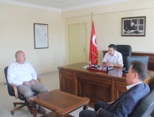 SAGİAD Yeni Kaymakamı ve Emniyet Müdürünü Ziyaret Etti