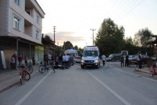 Motosiklet ile Bisiklet Çarpıştı 2 Yaralı 