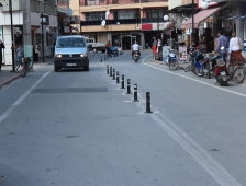 Halk Bankası Önündeki Parklara Dubalı Önlem