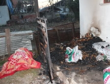 Yaşlı Kadın Yanarak Can Verdi