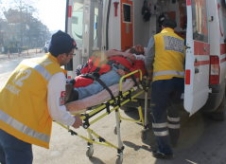 Çarşı İçinde Fenalaşarak Hastaneye Kaldırıldı.