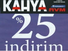 Kahya AVM'de Sarev Ürünleri %25 İndirimli
