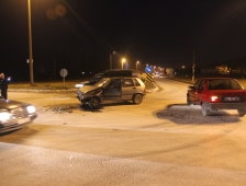 Batakköy Kavşağında Trafik Kazası