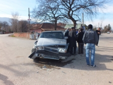 Kuzuluk'ta Maddi Hasarlı Trafik Kazası