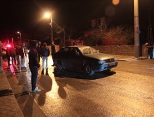 Önündeki Otomobile Çarptı