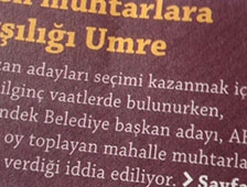 Akyazı 'da Dağıtılan Gazeteye tepki