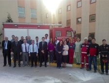 Hastanede Yangın Tatbikatı