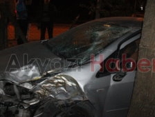 Yeni Evli Çift Baba Ocağında Kaza Yaptı