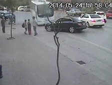 Kaza Kameralara Böyle Yansıdı