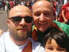 Akyazılı Gurbetçi Mustafa'yla buluştu 